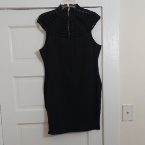 Elegant Black Sleeveless Dress